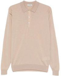John Smedley - Belper Long Sleeve Polo Shirt - Lyst
