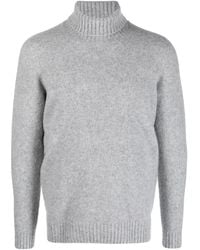 Drumohr - Roll-Neck Lambs Wool Jumper - Lyst