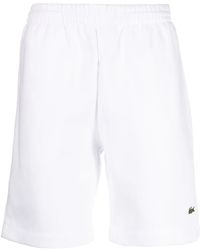 Lacoste - Logo-embroidered Jersey Shorts - Lyst