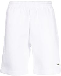 Lacoste - Logo-embroidered Jersey Shorts - Lyst