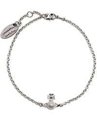 Vivienne Westwood - Balbina Logo-Charm Bracelet - Lyst