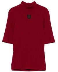 agnès b. - Logo-Embroidered Top - Lyst