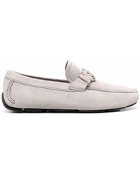 Ferragamo - Ferragamo Peter Logo-Plaque Loafers - Lyst
