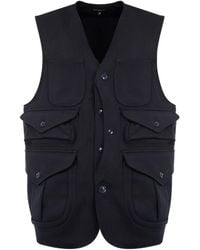Engineered Garments - Hunting Multi-Pocket Gilet - Lyst