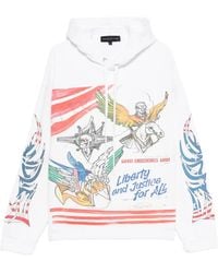 Who Decides War - Liberty Graphic-Print Hoodie - Lyst