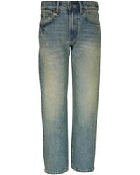R13 - Logo-Appliqué Straight Jeans - Lyst