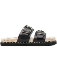Castañer - Ter Leather Flat Sandals - Lyst