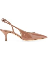Casadei - Giulia Patent Leather Pumps - Lyst