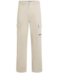 KARL LAGERFELD - Belt-Loops Cargo Pants - Lyst