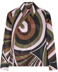 PUCCI - Iride-Print Shirt - Lyst