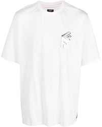 Fendi - Logo-print Cotton T-shirt - Lyst