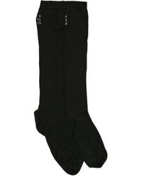 MM6 by Maison Margiela - Calzini A Coste Con Logo - Lyst