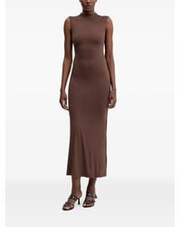 Bardot - High-Neck Sleeveless Midi Dress - Lyst