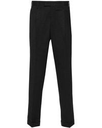 PT Torino - Pleated Slim-Cut Trousers - Lyst