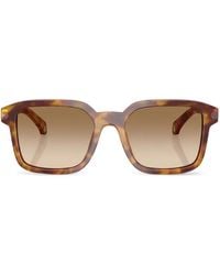 Moncler - Tortoiseshell Square-Frame Sunglasses - Lyst