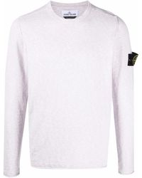Stone Island - Compass Badge Crew-Neck Jumper - Lyst