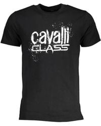 Roberto Cavalli - Logo-Print Crew-Neck T-Shirt - Lyst