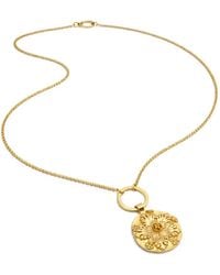 Yoj - Maxi Flower Pendant Necklace - Lyst