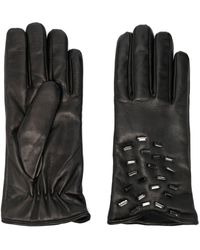 Fabiana Filippi - Leather Crystal-embellished Gloves - Lyst