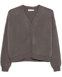 Liska - V-Neck Knitted Cardigan - Lyst