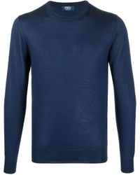 Fedeli - Ribbed Crew Neck Jumper - Lyst