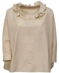 Apuntob - Ruffled-Collar Blouse - Lyst