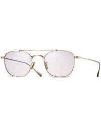Eyevan 7285 - Dazzling Pilot-Frame Sunglasses - Lyst