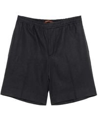 ZEGNA - Elasticated-Waistband Shorts - Lyst