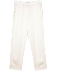 Semicouture - Cady Tapered-leg Trousers - Lyst