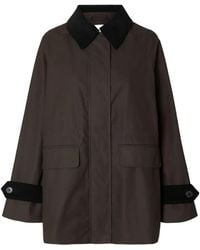 SELECTED - X Halley Stevensons Jacke Mit Cordkragen - Lyst
