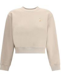 Maison Kitsuné - Felpa Con Ricamo Lady Fox - Lyst