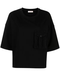 The Mannei - Camiseta Devos con bolsillo de ganchillo - Lyst