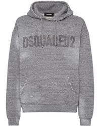 DSquared² - Hoodie Mit Logo-Patch - Lyst
