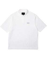 Purple Brand - Logo-Patch Piqué Polo Shirt - Lyst