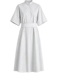 Liviana Conti - Aveline Tie-Waist Midi Dress - Lyst