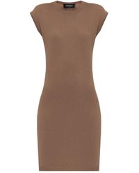 DSquared² - Jurk Met Geborduurd Logo - Lyst