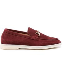 SCAROSSO - Lilia Suede Loafers - Lyst
