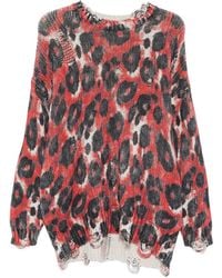 R13 - Übergroßer Pullover mit -Print - Lyst