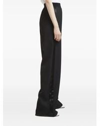 Maison Margiela - High-Waist Wide-Leg Trousers - Lyst