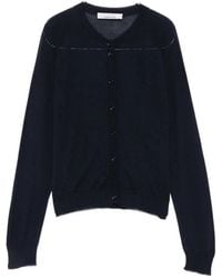 Liviana Conti - Fine-Knit Button-Up Cardigan - Lyst