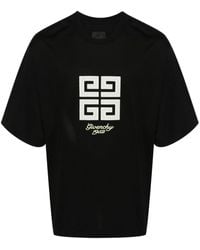 Givenchy - 4G-Motif Cotton T-Shirt - Lyst