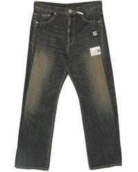 Maison Mihara Yasuhiro - Logo-Patch Buttoned Jeans - Lyst
