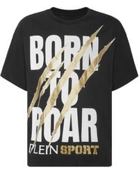 Philipp Plein - Round Neck T-Shirt Scratch Scratch - Lyst