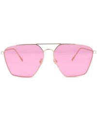 MCM - Rectangle-Frame Sunglasses - Lyst