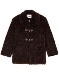 Maje - Mid-Length Faux Fur Coat - Lyst