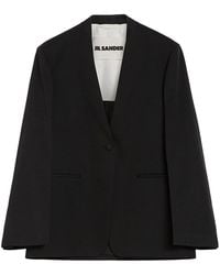 Jil Sander - Wool Blazer - Lyst