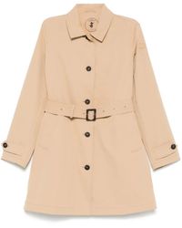 Save The Duck - Trenchcoat Mit Gürtel - Lyst