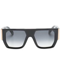 Philipp Plein - Logo-Lettering Rectangle-Frame Sunglasses - Lyst