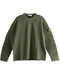 Stone Island - Compass-Motif Sweater - Lyst