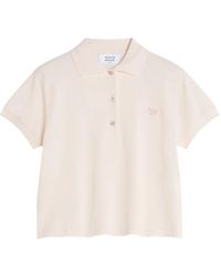 Maison Kitsuné - Polo En Coton À Logo Brodé - Lyst